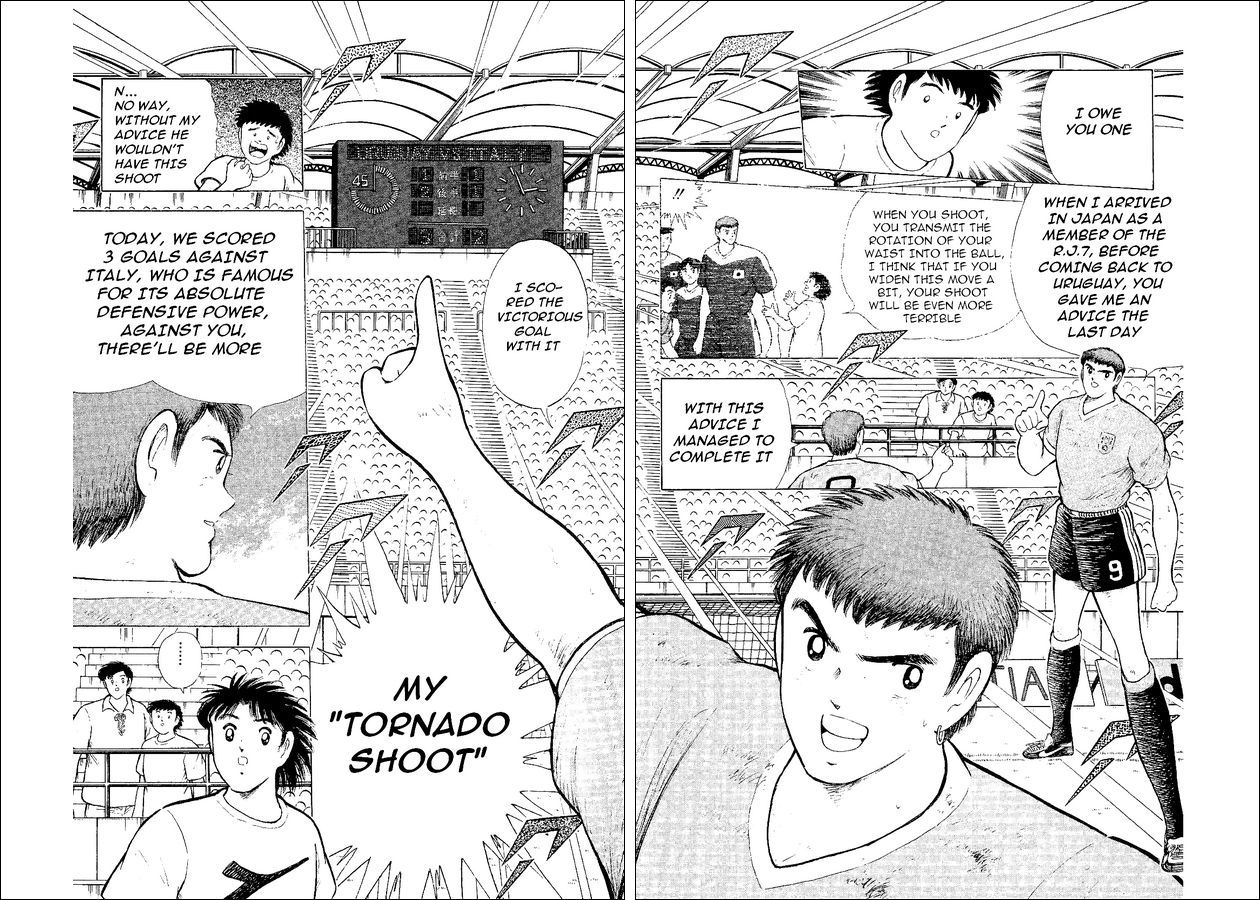 Captain Tsubasa World Youth Chapter 53 page 34 - Chapter 53: Because I Like It