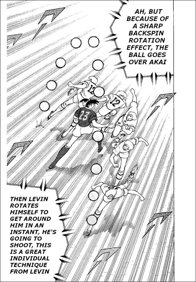Captain Tsubasa World Youth Chapter 58 page 34 - Chapter 58: Successive Attacks Of The Mightnight Sun!