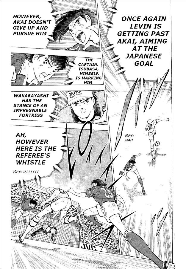 Captain Tsubasa World Youth Chapter 60 page 23 - Chapter 60: The Imaginary Shoot