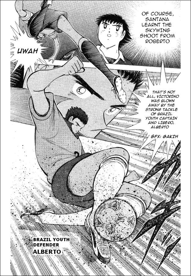 Captain Tsubasa World Youth Chapter 61 page 13 - Chapter 61: The Strong Brazil