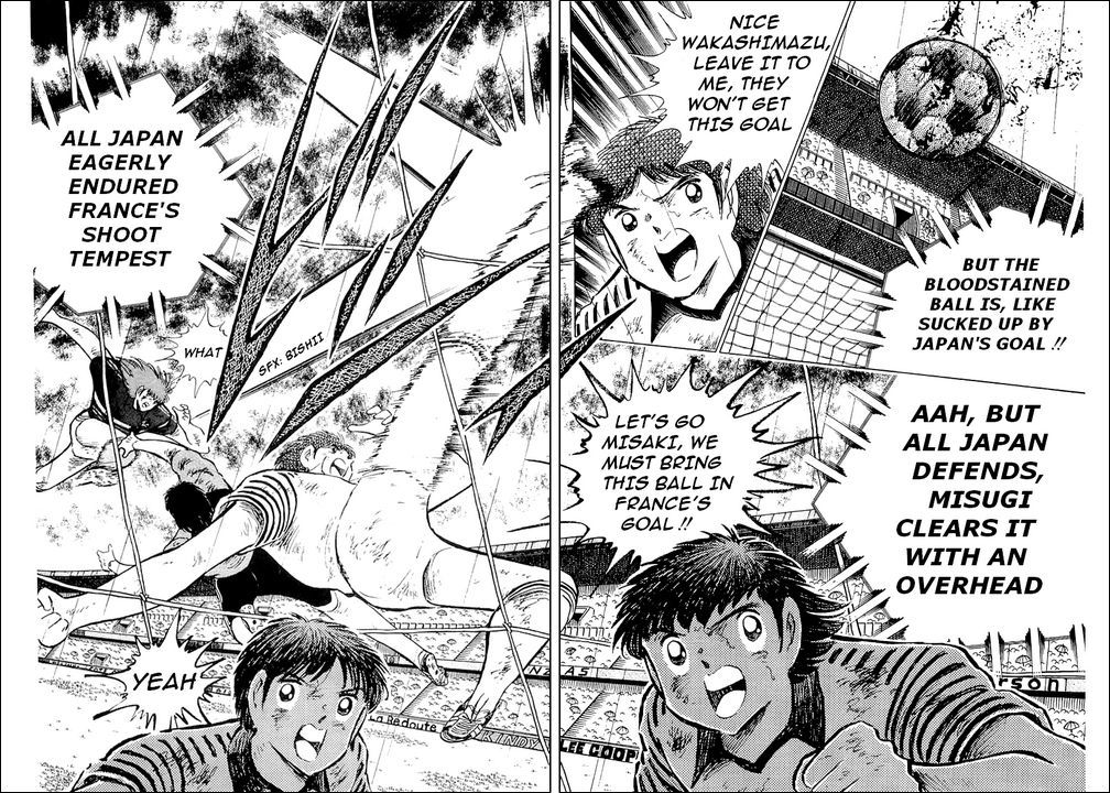 Captain Tsubasa Chapter 101 page 10 - Chapter 101: A Bloodstained Desperate Defense