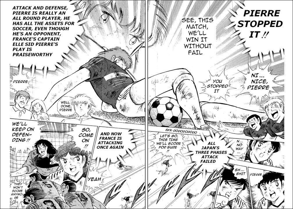 Captain Tsubasa Chapter 101 page 22 - Chapter 101: A Bloodstained Desperate Defense
