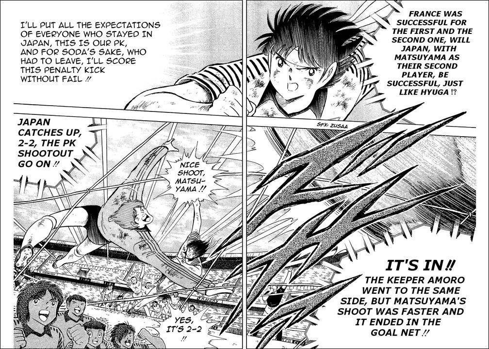 Captain Tsubasa Chapter 101 page 37 - Chapter 101: A Bloodstained Desperate Defense