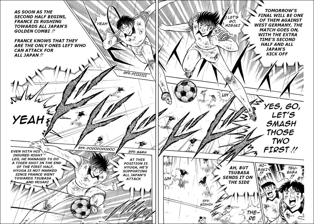 Captain Tsubasa Chapter 101 page 4 - Chapter 101: A Bloodstained Desperate Defense