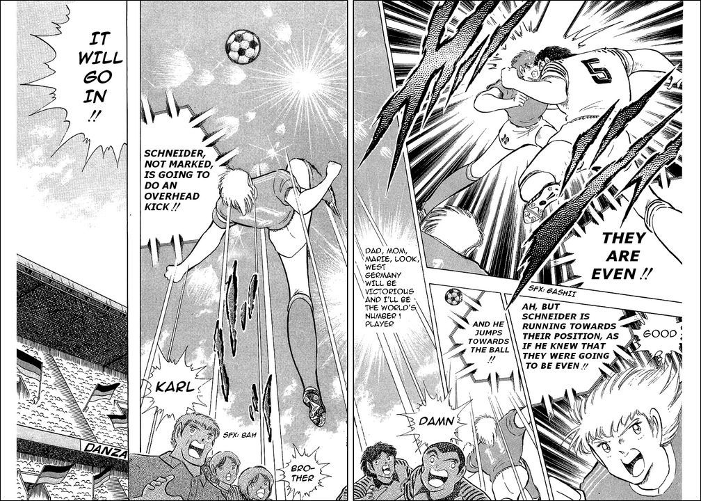 Captain Tsubasa Chapter 104 page 22 - Chapter 104: Flaming First Goal