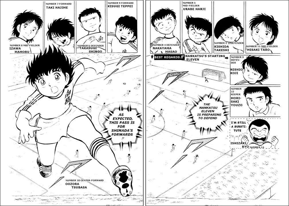 Captain Tsubasa Chapter 12 page 22 - Chapter 12: A Surprisingly Difficult Match