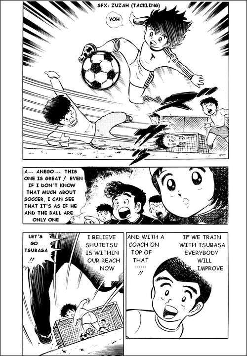 Captain Tsubasa Chapter 3 page 34 - Chapter 3: New Nankatsu Gradeschool Football Club, Start!