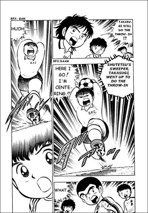 Captain Tsubasa Chapter 5 page 46 - Chapter 5: Tsubasa the Sweeper