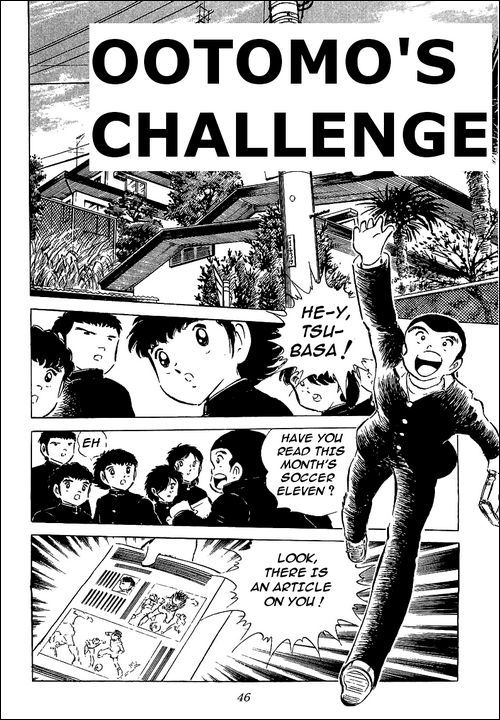 Captain Tsubasa Chapter 52 page 1 - Chapter 52: Ootomo's Challenge