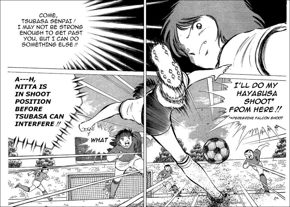Captain Tsubasa Chapter 55 page 33 - Chapter 55: Hayabusa vs Tsubasa