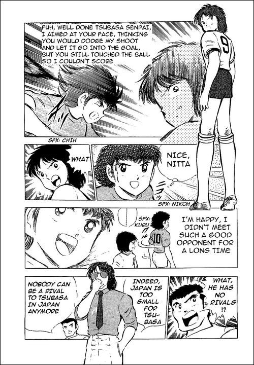 Captain Tsubasa Chapter 55 page 37 - Chapter 55: Hayabusa vs Tsubasa