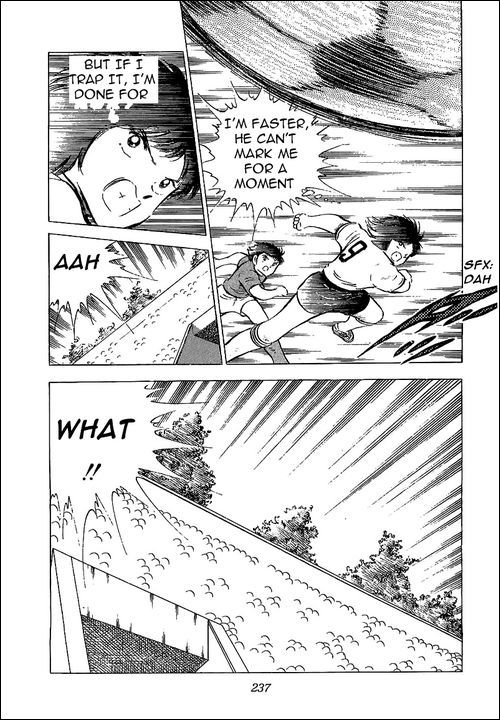 Captain Tsubasa Chapter 55 page 57 - Chapter 55: Hayabusa vs Tsubasa