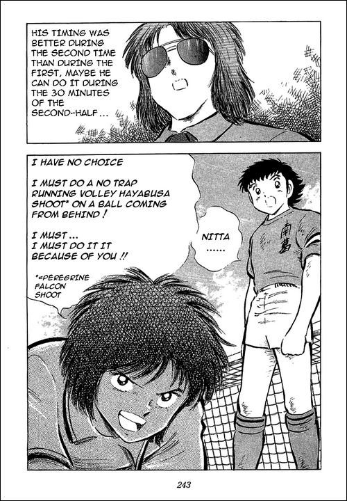 Captain Tsubasa Chapter 55 page 62 - Chapter 55: Hayabusa vs Tsubasa