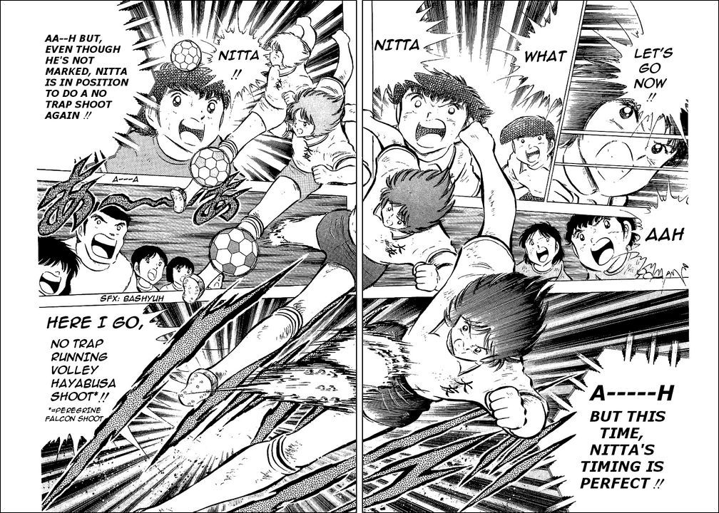 Captain Tsubasa Chapter 55 page 90 - Chapter 55: Hayabusa vs Tsubasa