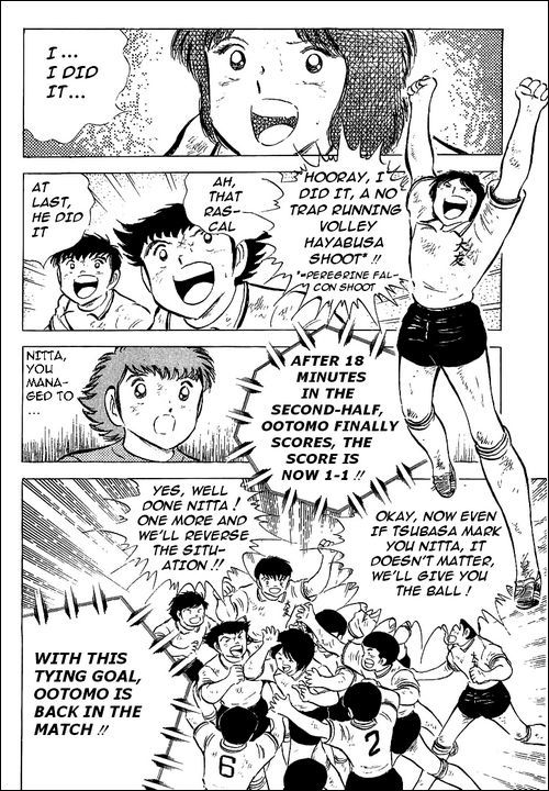 Captain Tsubasa Chapter 55 page 92 - Chapter 55: Hayabusa vs Tsubasa
