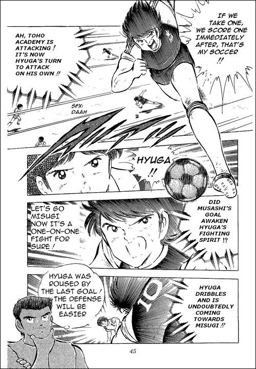 Captain Tsubasa Chapter 56 page 34 - Chapter 56: Hyuga vs Misugi