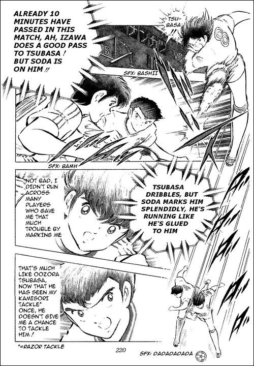 Captain Tsubasa Chapter 60 page 22 - Chapter 60: Kamisori Power Explosion
