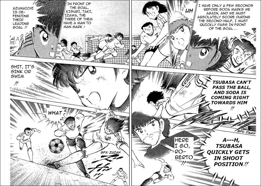 Captain Tsubasa Chapter 60 page 44 - Chapter 60: Kamisori Power Explosion