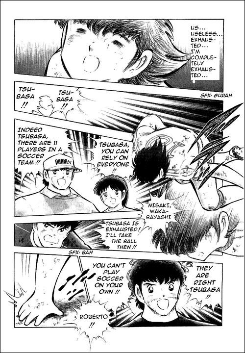 Captain Tsubasa Chapter 68 page 8 - Chapter 68: Undying Team Work