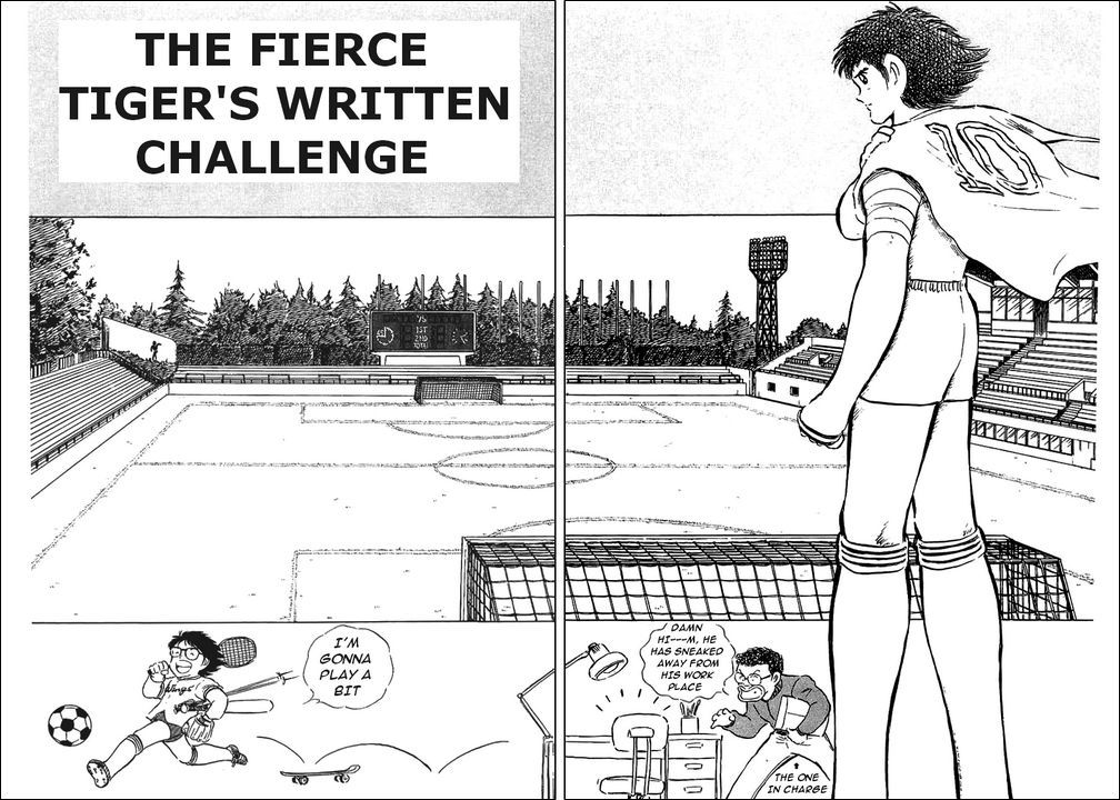 Captain Tsubasa Chapter 75 page 1 - Chapter 75: The Fierce Tiger's Written Challenge