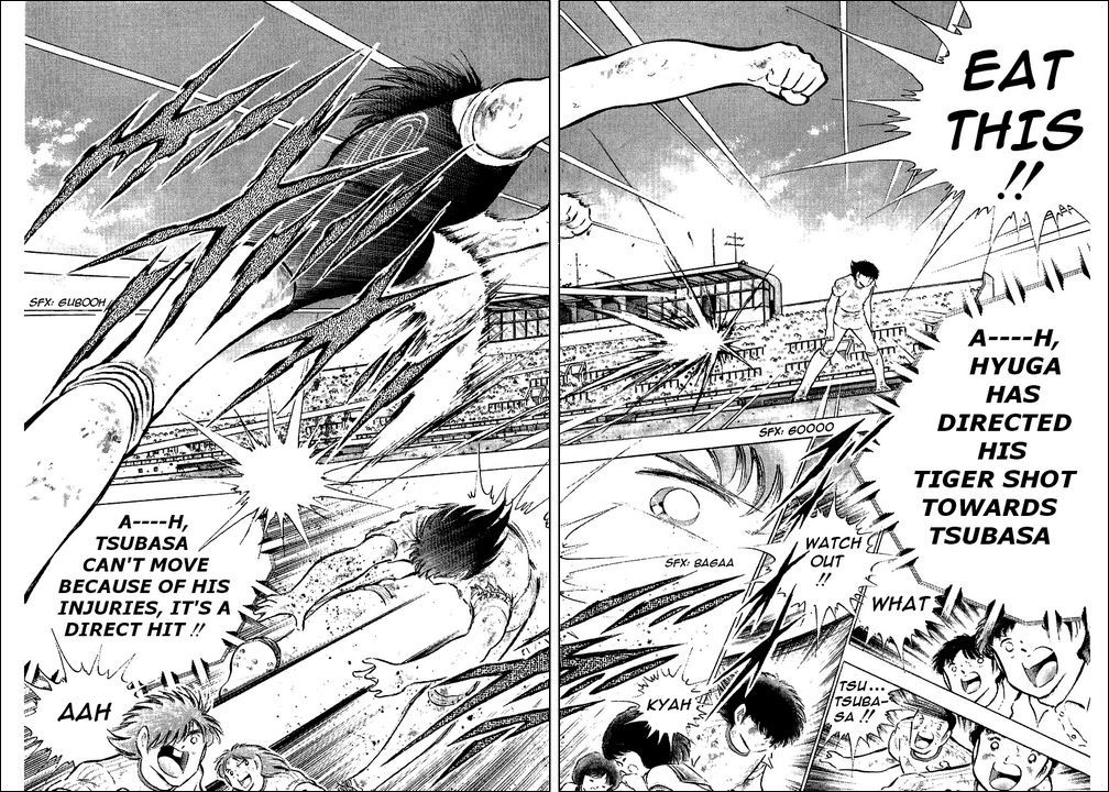 Captain Tsubasa Chapter 80 page 124 - Chapter 80: Incandescent Fighters, The Fierce Tiger And Tsubasa