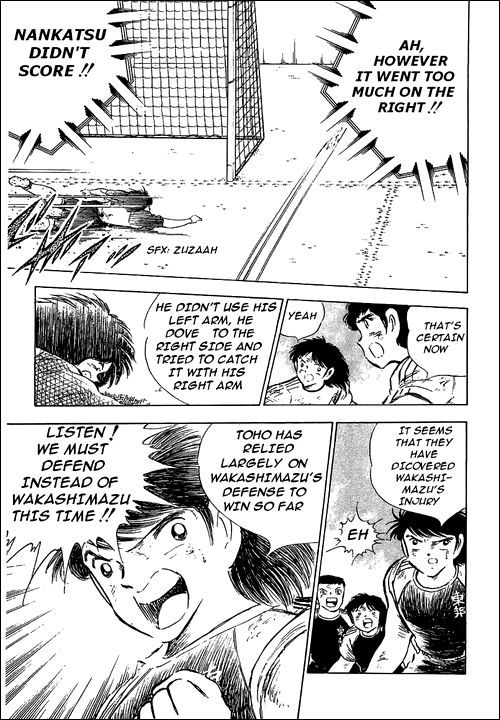 Captain Tsubasa Chapter 80 page 57 - Chapter 80: Incandescent Fighters, The Fierce Tiger And Tsubasa