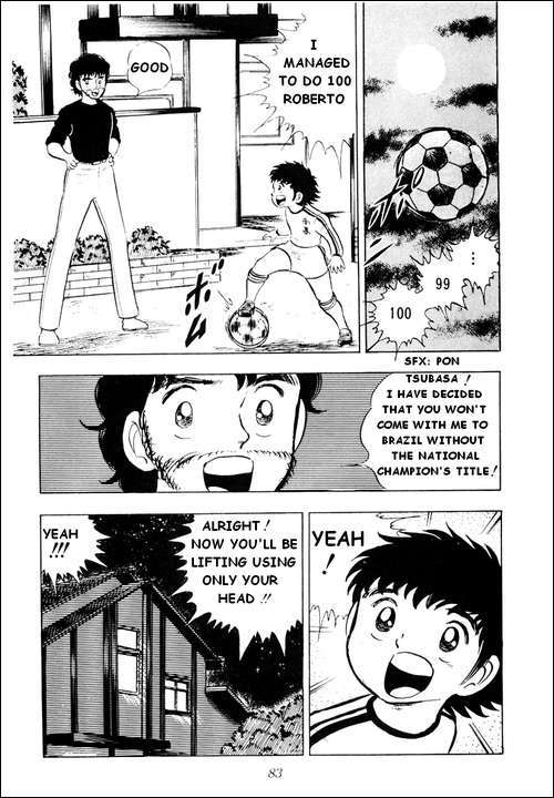 Captain Tsubasa Chapter 9 page 36 - Chapter 9: Roberto's Surprising Request