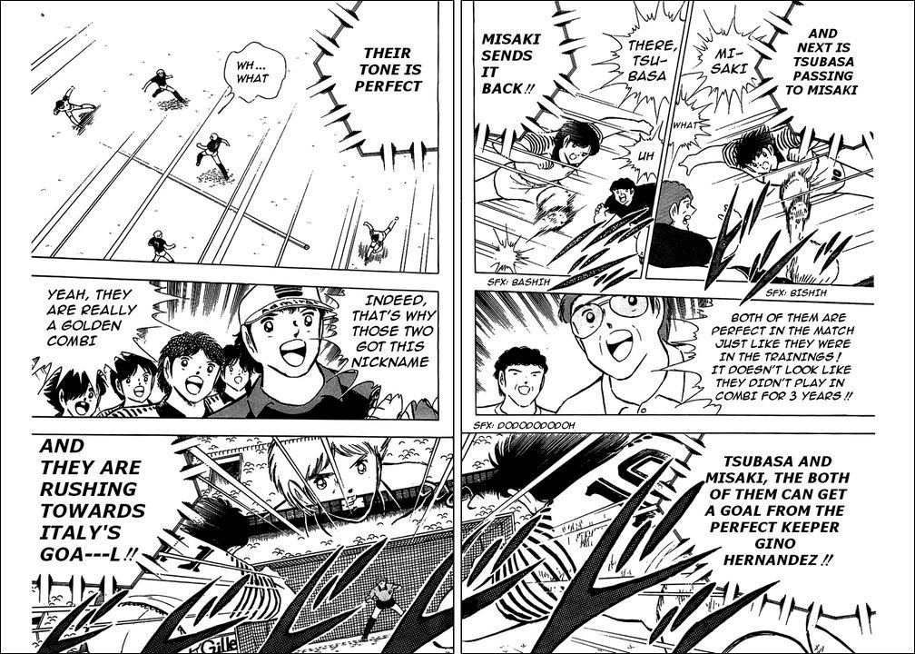 Captain Tsubasa Chapter 92 page 17 - Chapter 92: Perfect Come-Back! Golden Combi