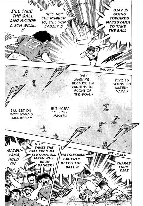 Captain Tsubasa Chapter 94 page 121 - Chapter 94: Never Give Up