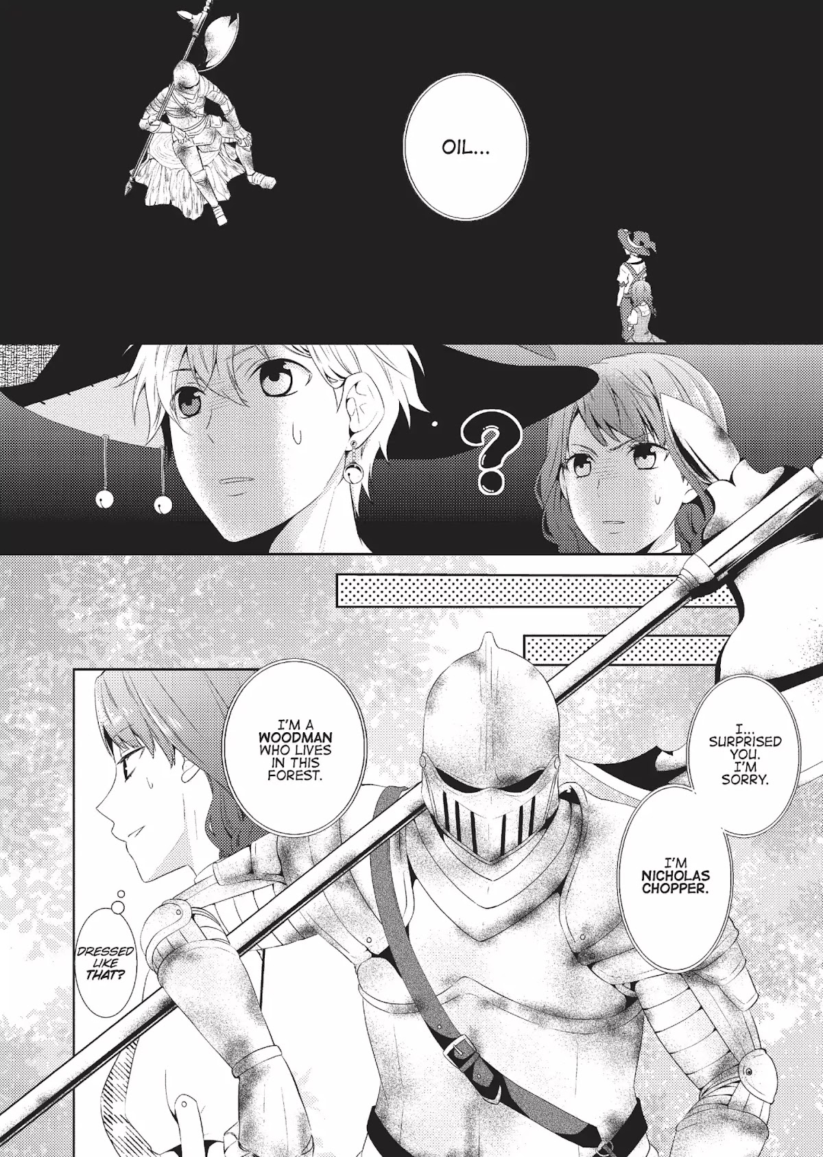 Captive Hearts of Oz Chapter 4 page 4 - Chapter 4: Nicholas the Woodman and Leon the Lion