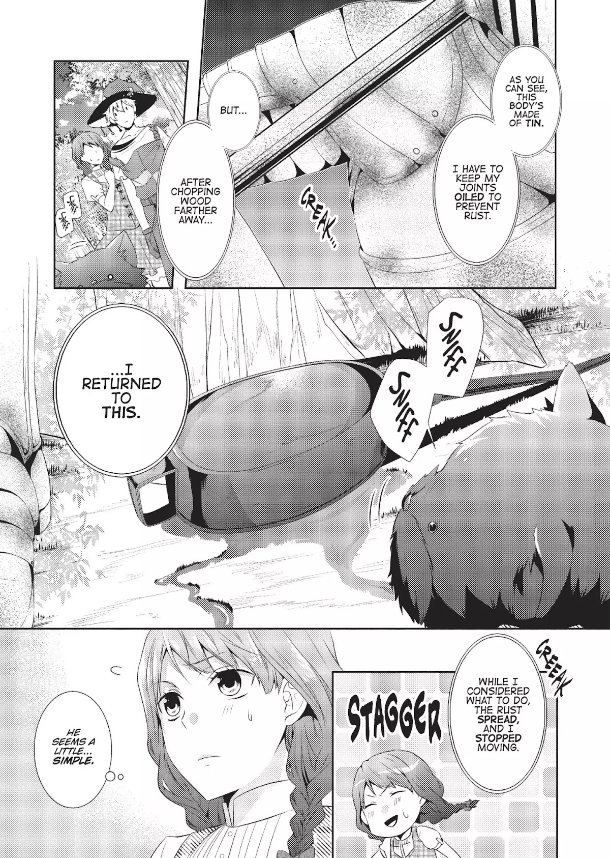 Captive Hearts of Oz Chapter 4 page 5 - Chapter 4: Nicholas the Woodman and Leon the Lion