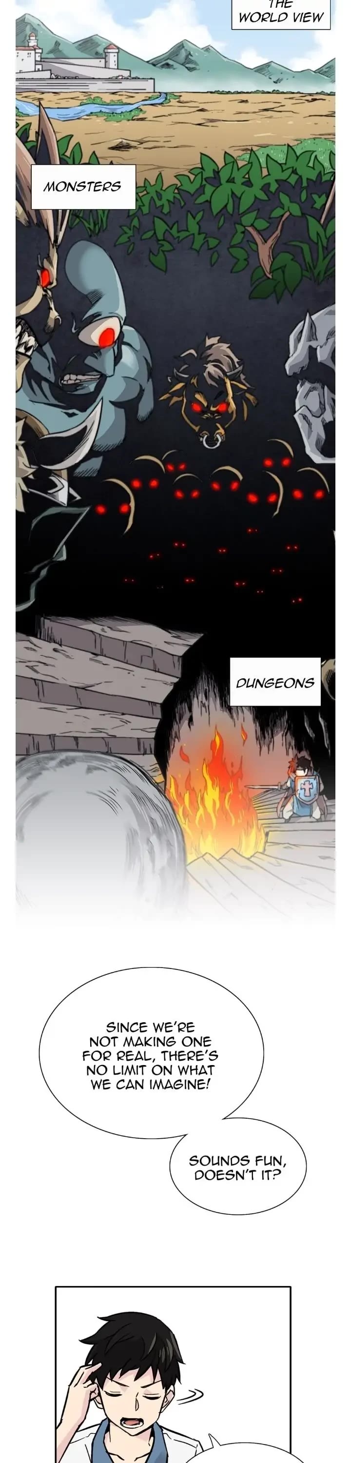 Capture the Golem and Escape Poverty Chapter 1 page 2 - Chapter 1: Shadow of the Dungeon