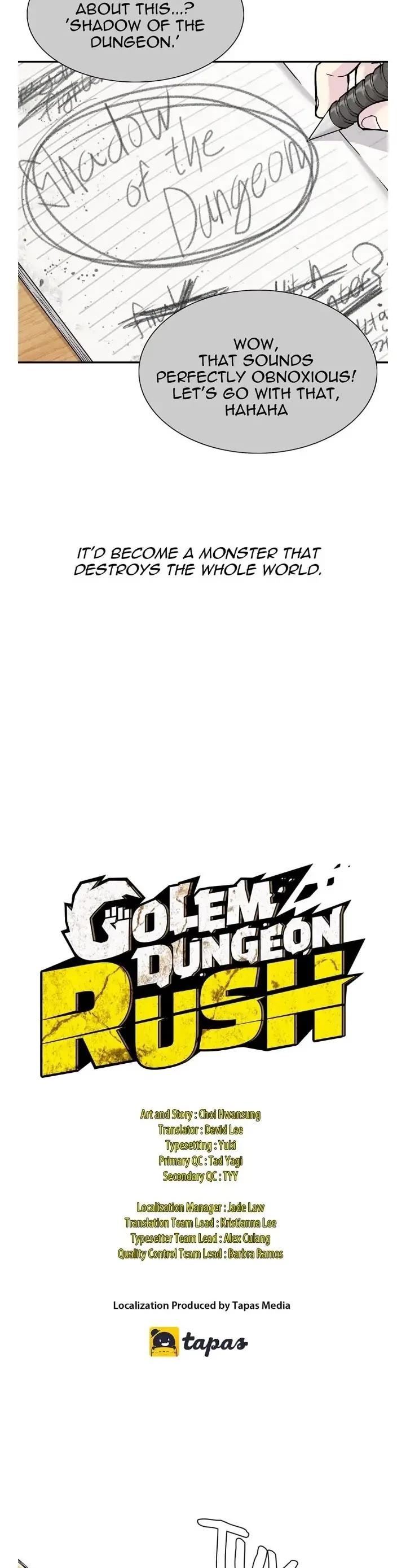 Capture the Golem and Escape Poverty Chapter 1 page 4 - Chapter 1: Shadow of the Dungeon