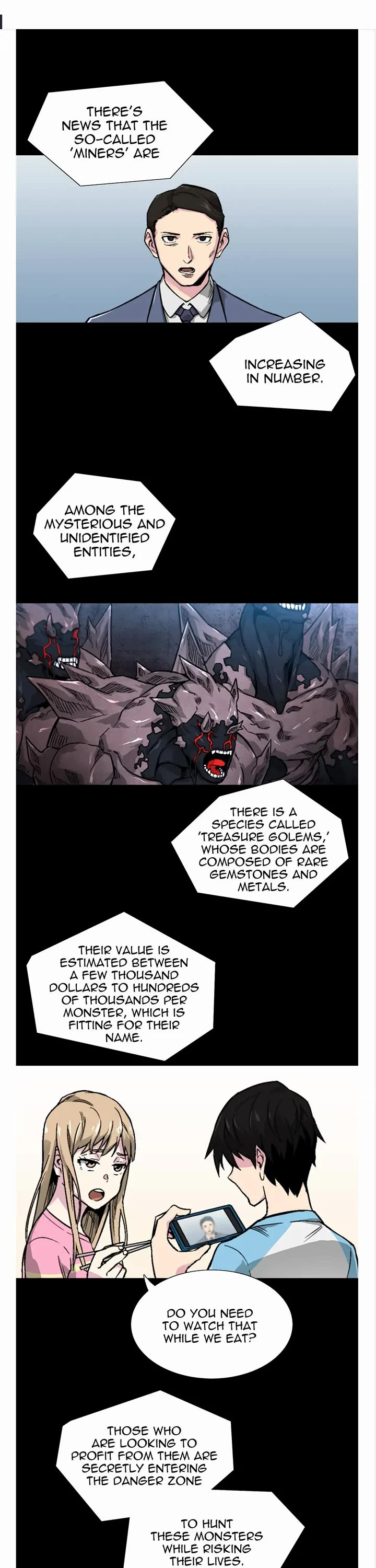 Capture the Golem and Escape Poverty Chapter 5 page 1 - Chapter 5: Treasure Golems