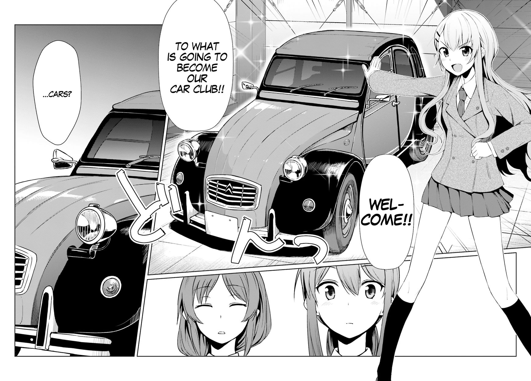 Car Graffiti JK Chapter 1 page 13 - Chapter 1 : Two HP and a Car Club?