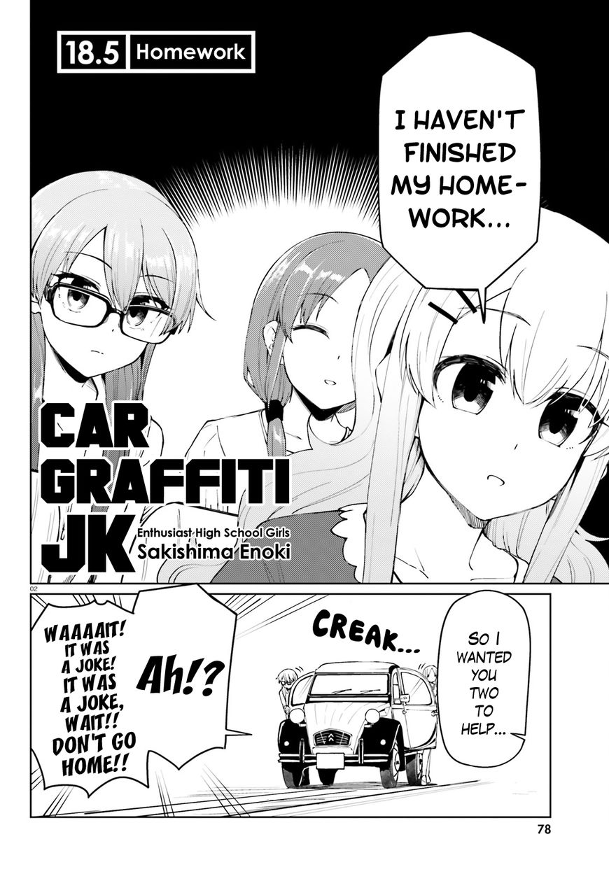 Car Graffiti JK Chapter 18.5 page 2 - Chapter 18.5 : Homework