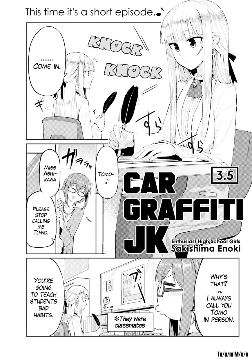 Car Graffiti JK Chapter 3.5 page 1 - Chapter 3.5