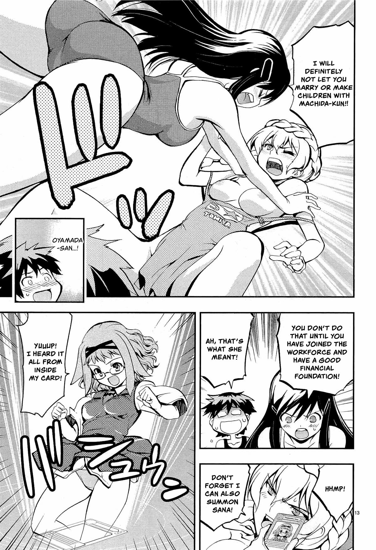 Card Girl! Maiden Summoning Undressing Wars Chapter 11 page 13 - Chapter 11: Is This Paradise!?