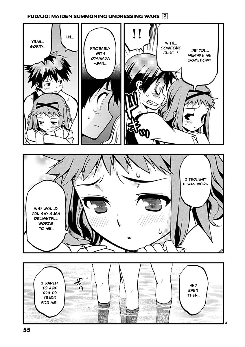 Card Girl! Maiden Summoning Undressing Wars Chapter 15 page 3 - Chapter 15: It's Scary, But I Have to Do It