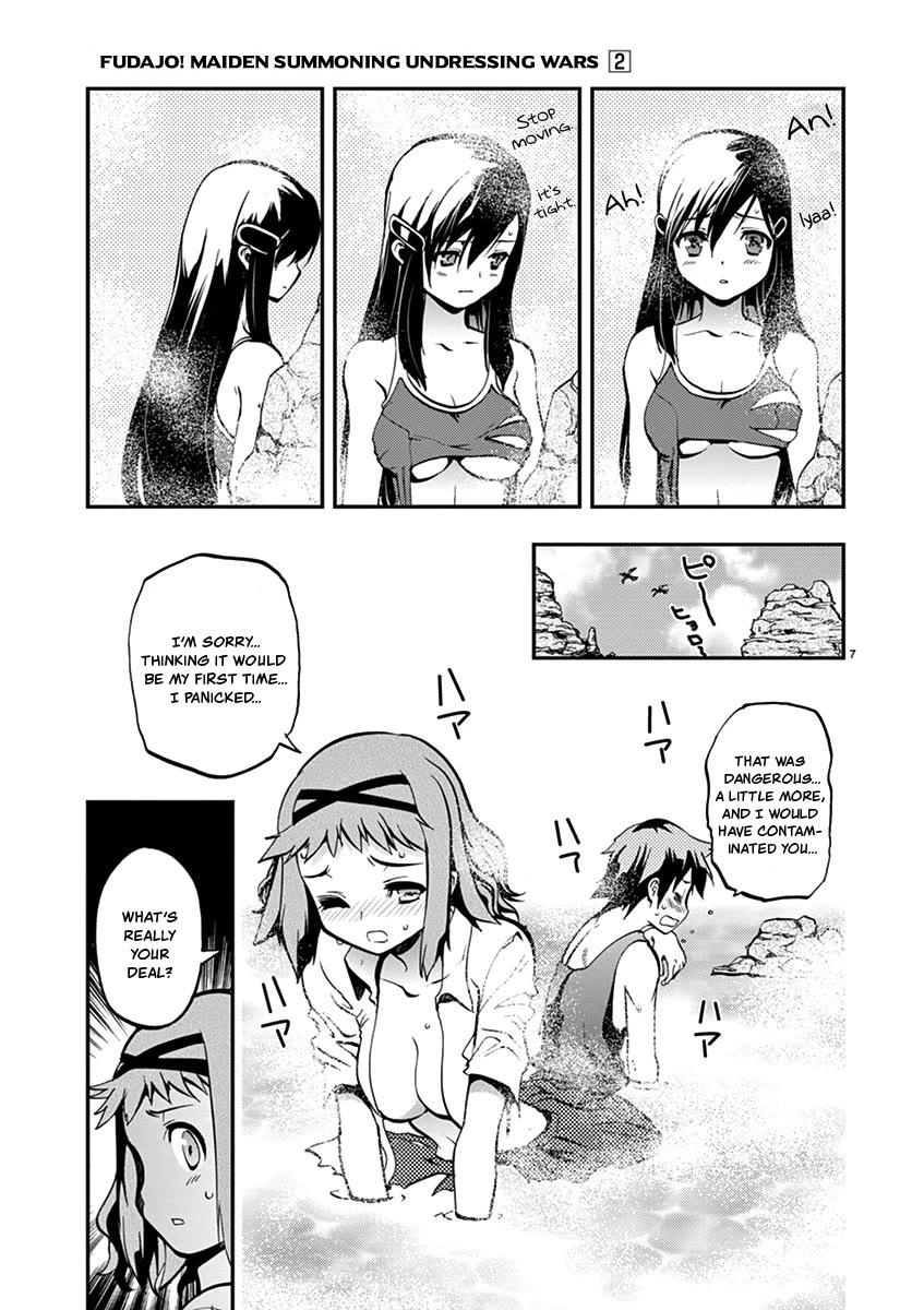Card Girl! Maiden Summoning Undressing Wars Chapter 15 page 7 - Chapter 15: It's Scary, But I Have to Do It