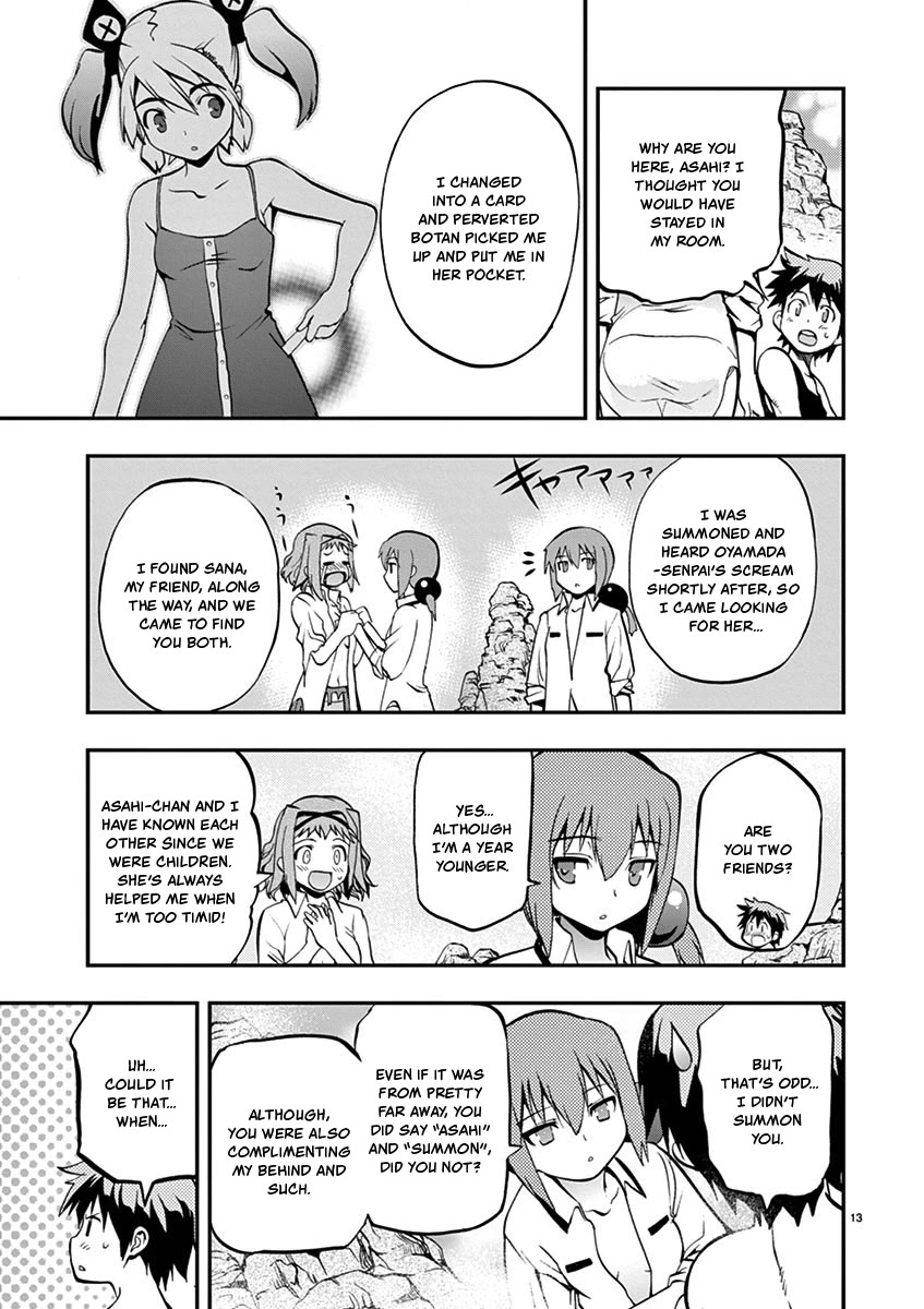 Card Girl! Maiden Summoning Undressing Wars Chapter 16 page 13 - Chapter 16: Be Afraid of the ***** Glasses!!