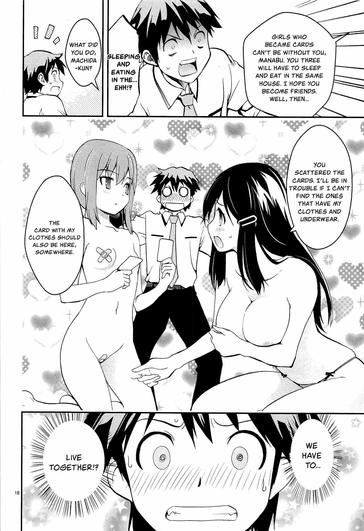 Card Girl! Maiden Summoning Undressing Wars Chapter 2 page 18 - Chapter 2: Battle at the Pool!?