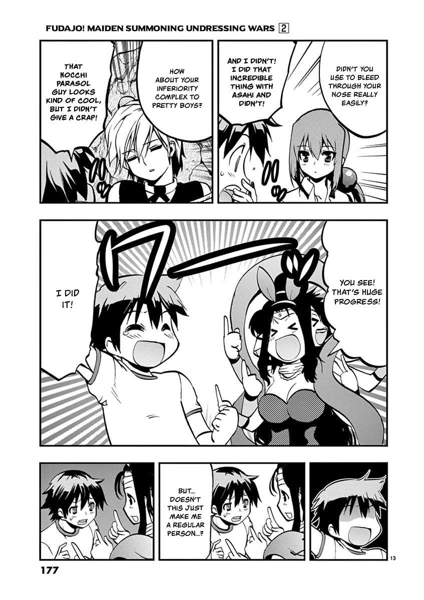 Card Girl! Maiden Summoning Undressing Wars Chapter 22 page 13 - Chapter 22: I Have Grown! I Think...?