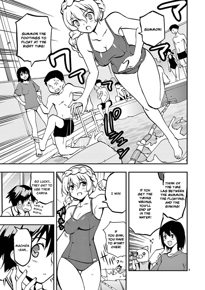 Card Girl! Maiden Summoning Undressing Wars Chapter 26 page 3 - Chapter 26: Machida-kun's Chastity is in Danger!?