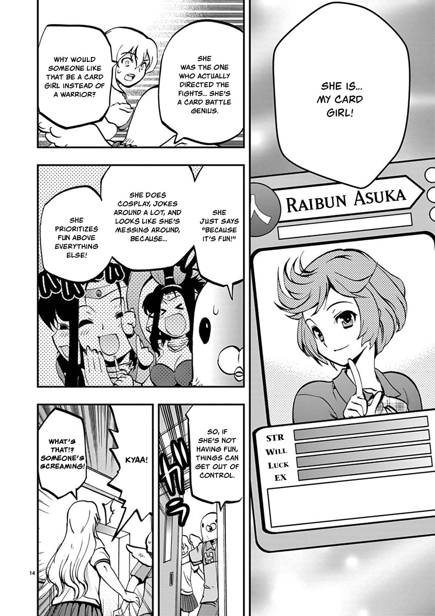 Card Girl! Maiden Summoning Undressing Wars Chapter 28 page 14 - Chapter 28: Shall We Have a Practice Match?
