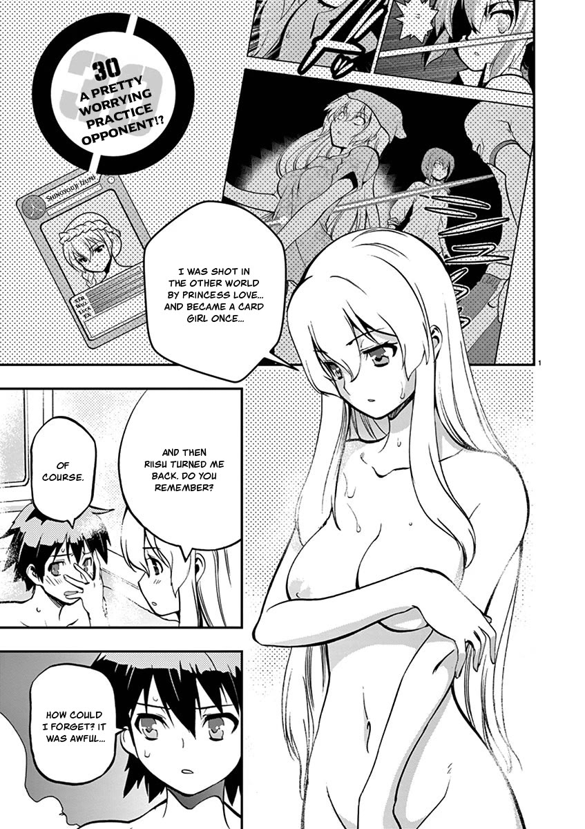 Card Girl! Maiden Summoning Undressing Wars Chapter 30 page 1 - Chapter 30: A Pretty Worrying Practice Opponent!?