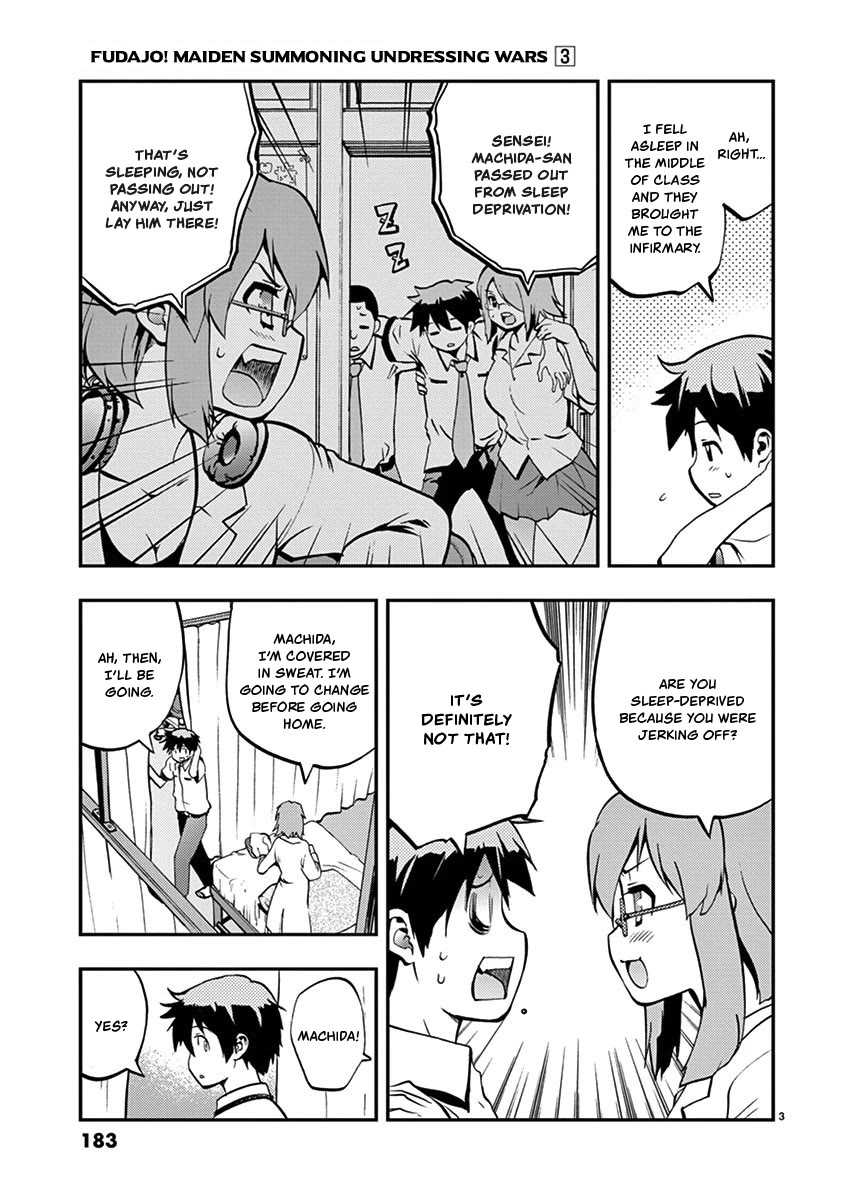 Card Girl! Maiden Summoning Undressing Wars Chapter 35 page 3 - Chapter 35: I'm the Demon Peeping Tom!?