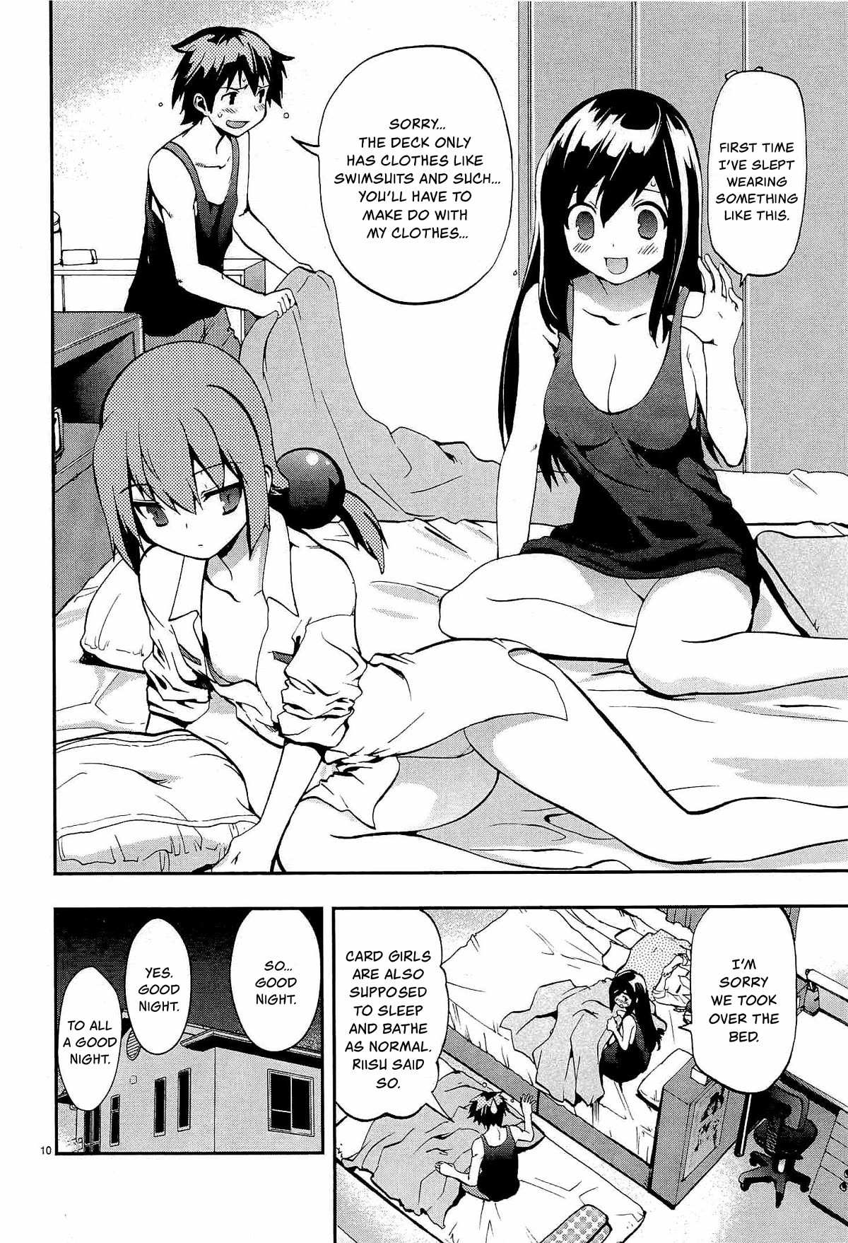 Card Girl! Maiden Summoning Undressing Wars Chapter 4 page 10 - Chapter 4: Brother and Sister Simulation