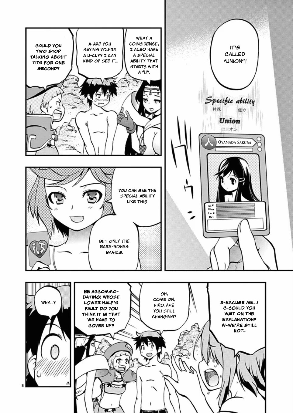 Card Girl! Maiden Summoning Undressing Wars Chapter 40 page 8 - Chapter 40: Special Ability - Union!!