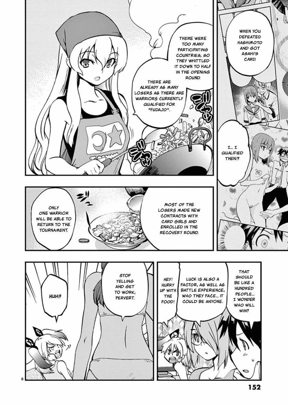Card Girl! Maiden Summoning Undressing Wars Chapter 45 page 6 - Chapter 45: Little Sister Battle